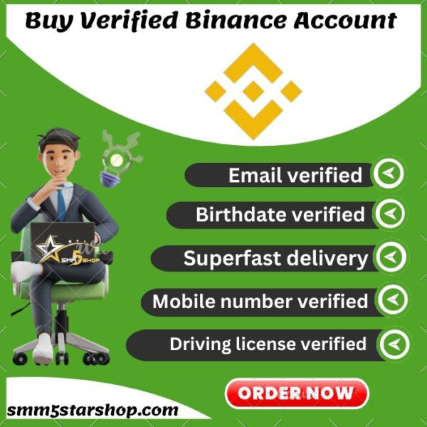 Buy Verified Binance Account at the best crypto account provider smm5starshop com at the cheapest price Our account is verified with Email, Selfie, SSN, Bank