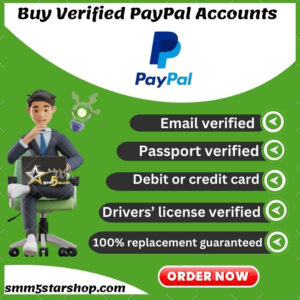 Buy verified PayPal accounts at smm5starshop com Our Accounts are verified with email, SSN, Driver’s license, Bank account and others Order now