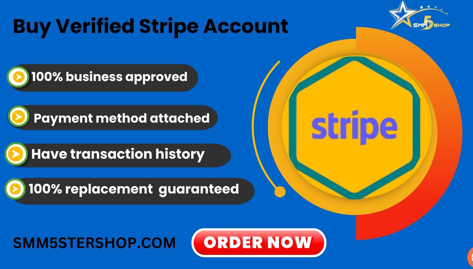 Buy verified stripe account at smm5starshop.com at the best price. Our ccounts will be verified with email, SSN, Drivers’ license, Passport, LLC, TIN, EIN.